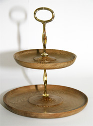 Cakestand in Lacewood